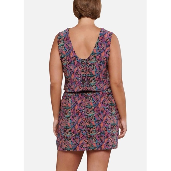 Toad & Co Sun-kissed Liv Dress Size Medium UPF 40+ Summer Sleeveless Comfort - Picture 3 of 11